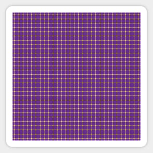 Purple Dot Optical Illusion Pattern Sticker